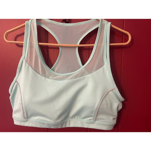 BCG Sports Bra Racer Back Mid Support Size XL Mint - Picture 6 of 8